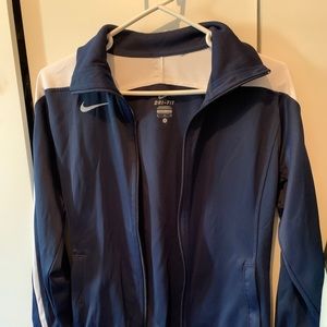 Navy white nike workout sweater✨